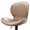 Brown, variant on Waleaf Modern Adjustable Bar Stools Set of 2, Faux Leather Upholstered Swivel Counter Stools, Counter Height Bar Chair with Back for Kitchen Island