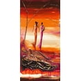 thumbnail image 2 of Marso  9x14 White Modern Wood Framed Museum Art Print Titled - Le chemin, 2 of 4