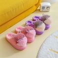 thumbnail image 6 of XXWXYD Kids Plush Slippers Carton Animal Winter Fall Indoor Home Warm 𝖢ozy House Shoes with Non-Slip Sole for Boys Girls, 6 of 8