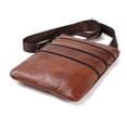 thumbnail image 3 of CPNG Sling Bag Crossbody Bags Men's Bag Simple Solid Leather Fashion Shoulder Bag Casual Fashion Messenger Bag Bag for Men Shoulder Bag, 3 of 6