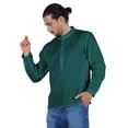 thumbnail image 4 of Atasi Indian Mens Short Kurta Henley Shirt Long Sleeve Mandarin Collar Shirt, 4 of 7