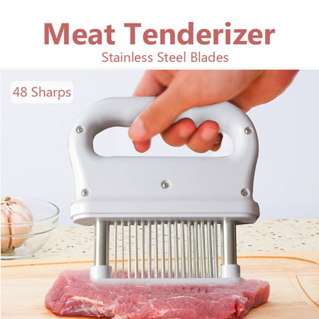 Meat Tenderizer 48 Sharps Stainless Steel Blades Kitchen Tool for Steak ...