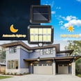 thumbnail image 4 of Solar Wall Light  Motion Sensor Solar Security Light with 3 Lighting Modes  16.4ft Cable 120 COB Solar Flood Lights for Front Door Garden, 4 of 8
