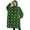 Green Skull Pattern, variant on Oversized Wearable Blanket Hoodie,Green Octopus Planet Star Pattern Sherpa Blanket Hoodie with Super Pockets,Super Warm Fuzzy Pullover for Women & Men