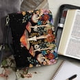thumbnail image 4 of FOR U DESIGNS Mushroom Floral Plants Leather Bible Cover Case Stylish Bible Bags for Kids with Strap Size 2XL Wear Resistant Bible Crossbody Bags for Sturdy Leather Bible Cover, 4 of 7