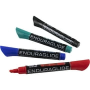 Quartet 5001MA Broad Chisel Tip EnduraGlide Dry Erase Marker - Assorted (4/Set)