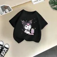 thumbnail image 3 of Bonita camiseta de verano de la marca de moda Sanrio Kulomi para niños, camiseta de dibujos animados para niñas, camiseta básica informal de manga corta para bebés y niños, 3 of 5