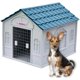 thumbnail image 1 of Casa Para Perro Q Perrón Raza Chica Y Mediana Con Puerta Color Azul, 1 of 7
