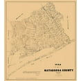 thumbnail image 2 of Walsh 20x22 White Modern Wood Framed Museum Art Print Titled - Matagorda County Texas - Walsh 1879, 2 of 4