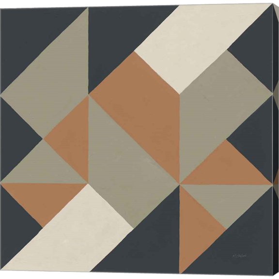 Great Art Now Triangles I Highland by Mike Schick, Canvas Wall Art, 24W x 24H