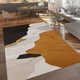 thumbnail image 2 of Vintage Area Rug Simple Stylish Abstract Large Rugs Indoor Non Slip Machine Washable Breathable Durable Carpet Front Entrance Floor Decor 5x6 Non-slip Soft Living Room Bedroom, 2 of 5