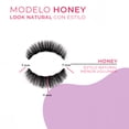 thumbnail image 2 of Pestañas Magneticas Premium Estilo Natural 3 Pack+delineador EVERBELLE Honey, 2 of 6