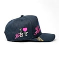 thumbnail image 4 of VAGO Style HORNY Gorra Artesanal Azul Marino Visera Curva, 4 of 5