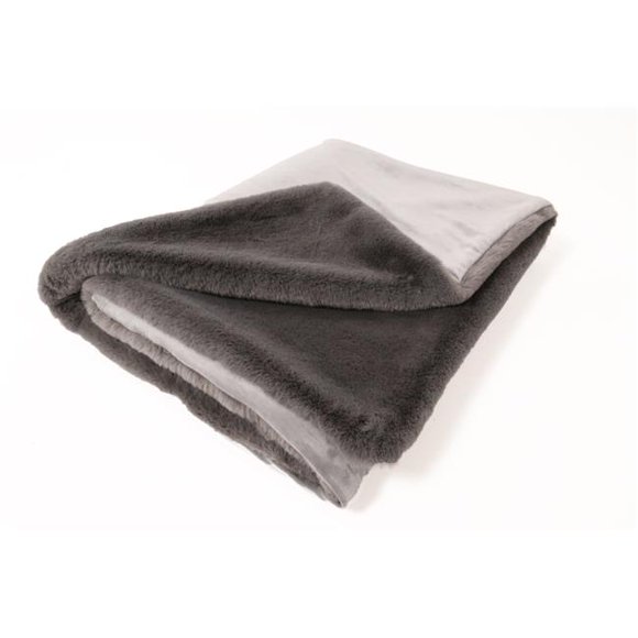 Cozy COZYTHR6015060 18 x 18 in. Soft & Silky Square Throw Pillow, Grey
