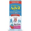 Advil Childrens Suspension Sugar Free Pain Reliver/ Fever Reducer, Dye Free Berry - 4 Oz, 3 Pack