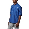 thumbnail image 4 of Columbia Mens PFG Bahama II Long Sleeve Shirt, Vivid Blue, Large, 4 of 10