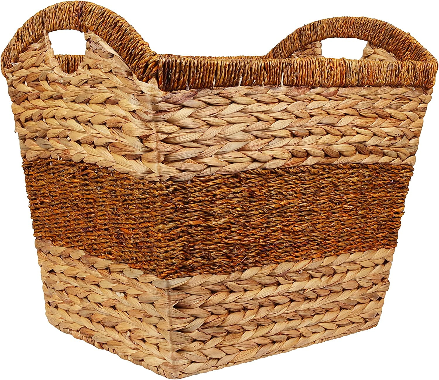 RUSTIC HOME RESOURCES Deep Wicker Baskets for Storage Organization 18