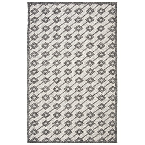 SAFAVIEH Trace Horatio Geometric Area Rug, Grey/Beige, 8' x 10'