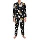 thumbnail image 3 of Fotbe Honey Bees at Night Pijama de Hombre con Estampado de Manga Larga, Conjunto de 2 Piezas, Ropa de Dormir Suave y Cómoda con Bolsillos-XX-Large, 3 of 7
