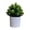 A, variant on Decorative Silk Flowers Artificial Potted Greenery for Desk Office Decor Fake Mini Plants Faux Table Plants for Home Decor Artificial Plant Decor for Window Sill Living Room Accent 18x12x12cm