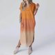 thumbnail image 5 of Vestido de Manga Corta para las Mujeres, Vestido Casual de Cuello en V de Bolsillo de Impresión de Moda Sexy Hecho de Poliéster Ligero para el Verano, Vestido de Verano para las Mujeres, 5 of 5