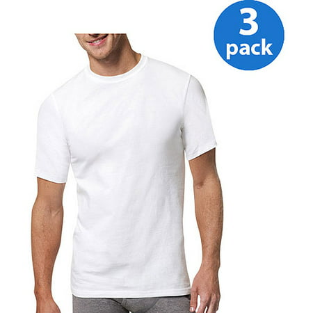 Hanes Men's Xtemp 3 Pack White Crew T-Shirt - Walmart.com