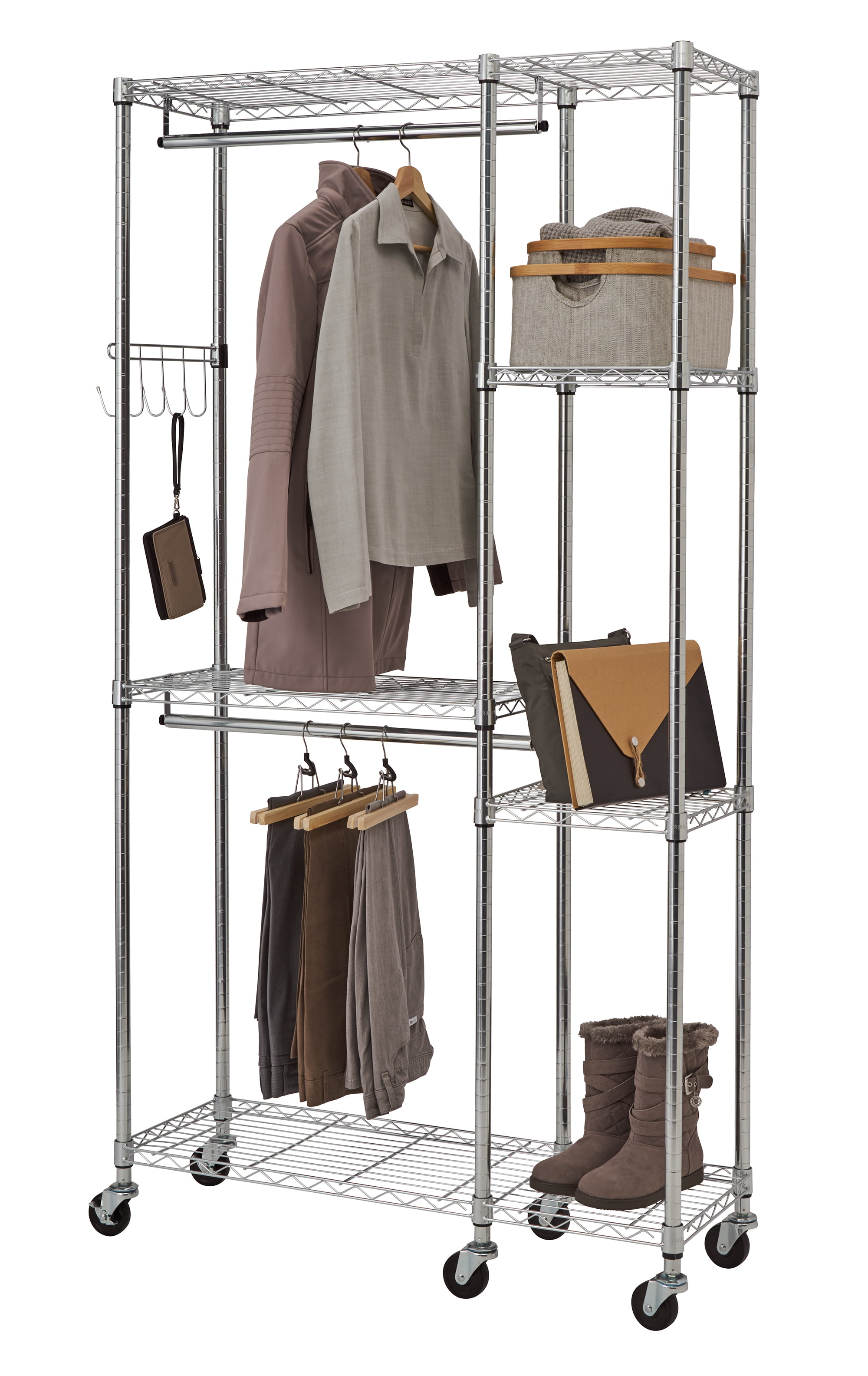 Modern Non Woven Cloths Wardrobe Storage Cabinets Folding Steels Decorative New 