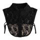 thumbnail image 3 of Cuello falso de encaje, elegante y portátil, para blusas, suéteres, ropa y camisas. Negro, 3 of 9