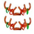 thumbnail image 2 of 2PC Inflatable Reindeer Hat Antler Ring Toss - 4 Red/Green Rings, One Size Fits All, for Christmas Party Games, 2 of 6