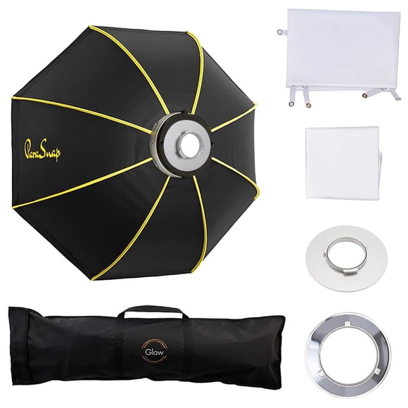 Soporte Soft Box Glow ParaSnap 44 Octa de fibra de ley Bowens