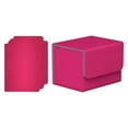 thumbnail image 1 of Caja de almacenamiento para barajas de cartas, organizador de piel sintética, para intercambiar Rosa, 1 of 9