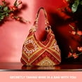 thumbnail image 3 of Portovino Swankey Zag Wine Tote With Hidden Insulated Compartment Holds, 3 of 8
