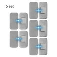 thumbnail image 4 of 1set/5set Silver Black Magnetic Cabinet Drawer Catches Stainless Steel Door Adhesive Invisible Magnets Closet 4*2cm Tool, 4 of 8