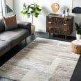 thumbnail image 2 of SAFAVIEH Shivan Kaeden Geometric Gradient Area Rug, Ivory/Grey, 5'1" x 7'6", 2 of 8