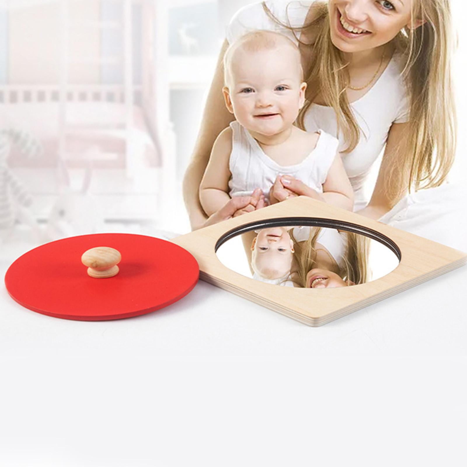 CITSKY Jouet De Motricité Montessori Miroir Pour Bébé - Cadeau Anniversaire 1 An - Temps Ventre 0-6 Mois