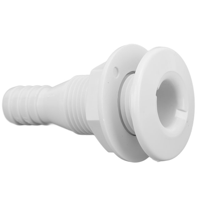Raccord de Tuyau Marin, Raccord de Coque Fiable 5/8 Po pour Remplacement Blanc