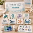 thumbnail image 6 of Sea Glass Art Kit, Blue Crab Sea Glass Mosaic Kit, Beginner Friendly DIY Art Set for Adults and Kids, Craft Supplies for Home Decor Gift, 6 of 6