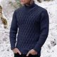 thumbnail image 2 of Gibobby Suéter para hombre Suéter de Cuello Redondo para Hombre, Ajuste Delgado, Ligero, suéter de Punto para Uso Casual o Elegante(Marina,Mediana), 2 of 5