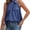 Navy, variant on BTFBM Women Sleeveless Tie Mock Neck Spring Summer Tops Loose Casual Side Bow Satin Halter Tank Top Blouses Shirts Clothes