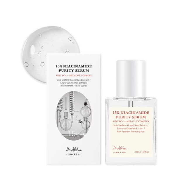 Sérum Dr. Althea Purity 15% de niacinamida con zinc vegano, 30 ml