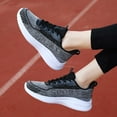 thumbnail image 6 of NOKIO Women's Walking Shoes Lightweight Breathable Running Shoes Non Slip Athletic Fashion Sneakers Mesh Workout Casual Sports Ladies Sneakers Mesh Breathable Light Casual Shoes, 6 of 9