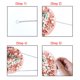 thumbnail image 4 of Fiudx Liquidación de ofertas flash Colgantes de disco acrílico de muñeco de nieve navideño Colgantes de árbol de Navidad Colgantes de decoración de pared, 4 of 4