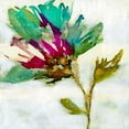 thumbnail image 2 of Goldberger, Jennifer 26x26 White Modern Wood Framed Museum Art Print Titled - Fuchsia Splash II, 2 of 4