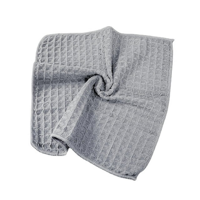Paño de limpieza de microfibra, paño de cocina multiusos reutilizable de microfibra Gris 40 cm