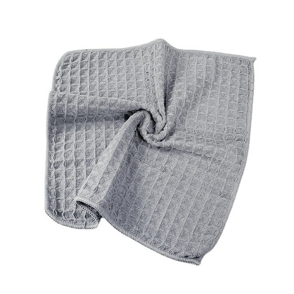 Paño de limpieza de microfibra, paño de cocina multiusos reutilizable de microfibra Gris 40 cm