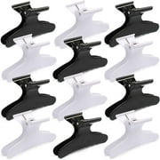 Hair Clips for Styling Sectioning Black White Butterfly Hair Clips Clamps Claws Pro Salon Hair Clips for Cutting, Styling, Sectioning, Coloring Hair Clips Hair Accessories for Women