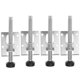 thumbnail image 1 of 4pcs Adjustable Leveling Feet Heavy Duty Height Adjuster Furniture Leveler Foot, 1 of 3