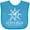 Turquoise, variant on Inktastic Myrtle Beach South Carolina Boys or Girls Baby Bib