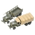 thumbnail image 4 of Kit de Construcción de Camiones para Montar, Decoración de Mesa de Arena, Regalos Coleccionables, 1:72, 4D, 2 Uds., 4 of 9