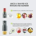 thumbnail image 2 of Bigleap Ice Shaver Machine Portable Blender 2 In 1, Shaved Ice Machine for Home, Snow Cone Machine Ice Shaver Machine, Portable Blender for Shakes and Smoothies, Black, 2 of 6